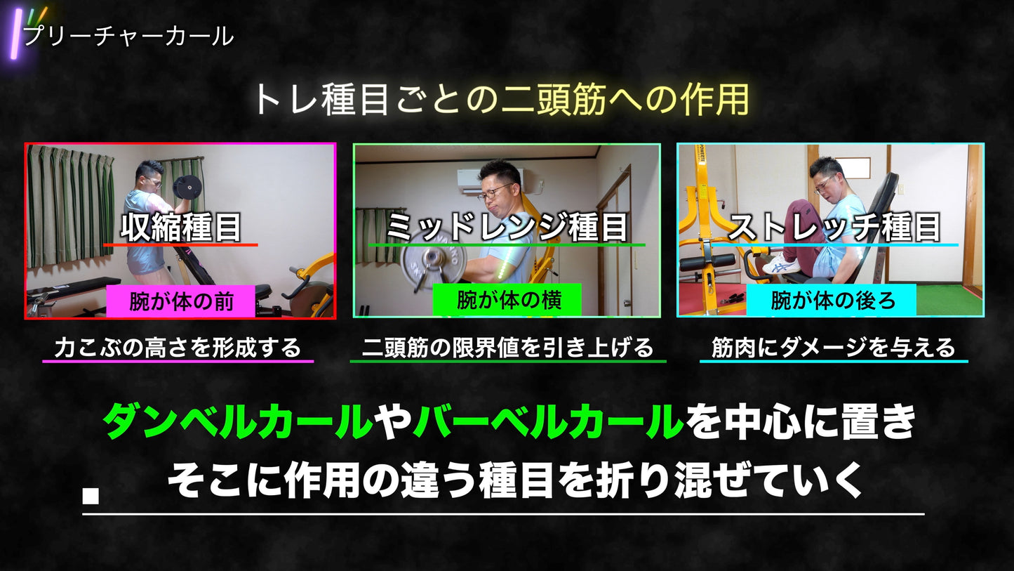 【動画講座】ベンチとダンベルだけでできる 筋トレ44種目の解説!